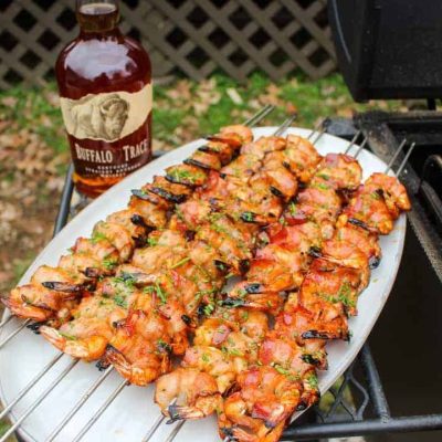 Bacon Wrapped Buffalo Shrimp