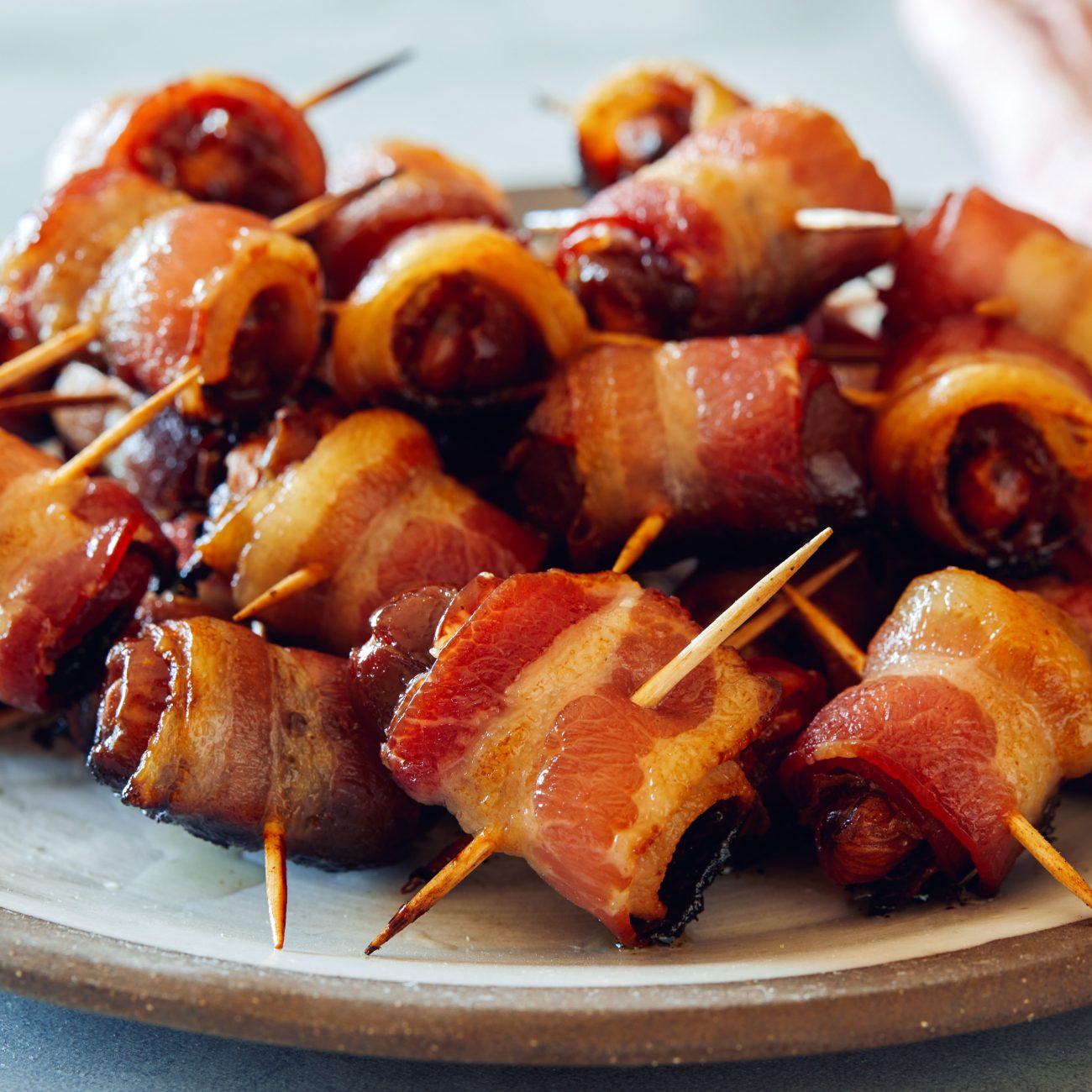 Bacon-Wrapped Stuffed Dates