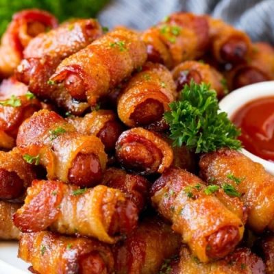 Bacon Wrapped Weiners