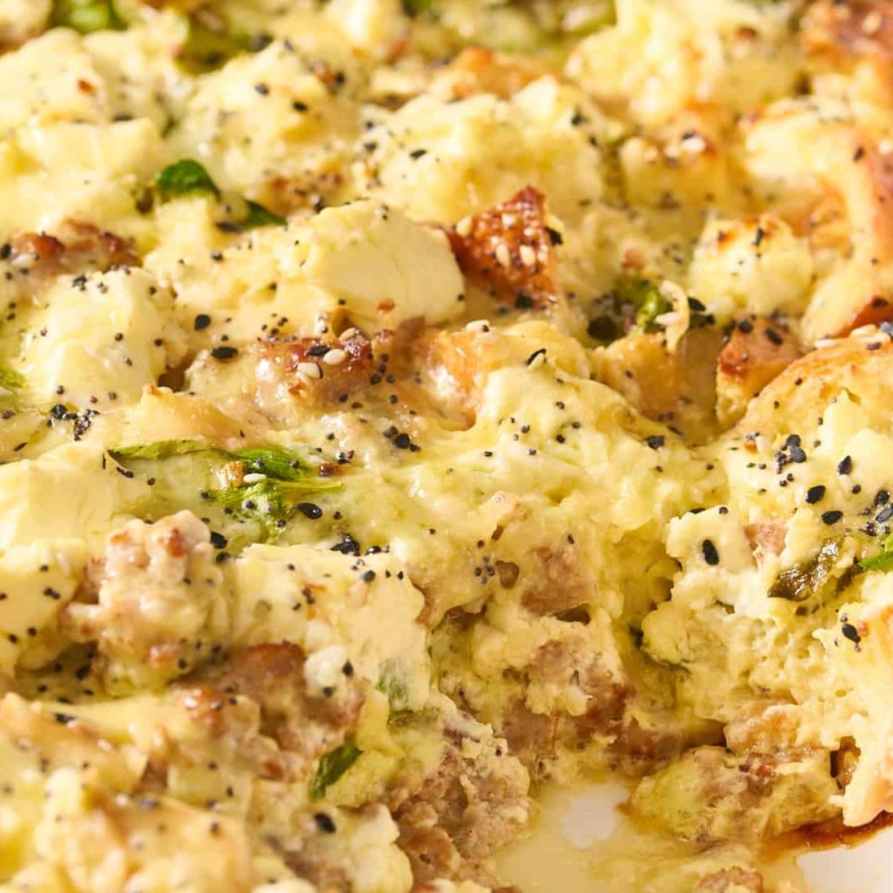 Bagel Breakfast Casserole