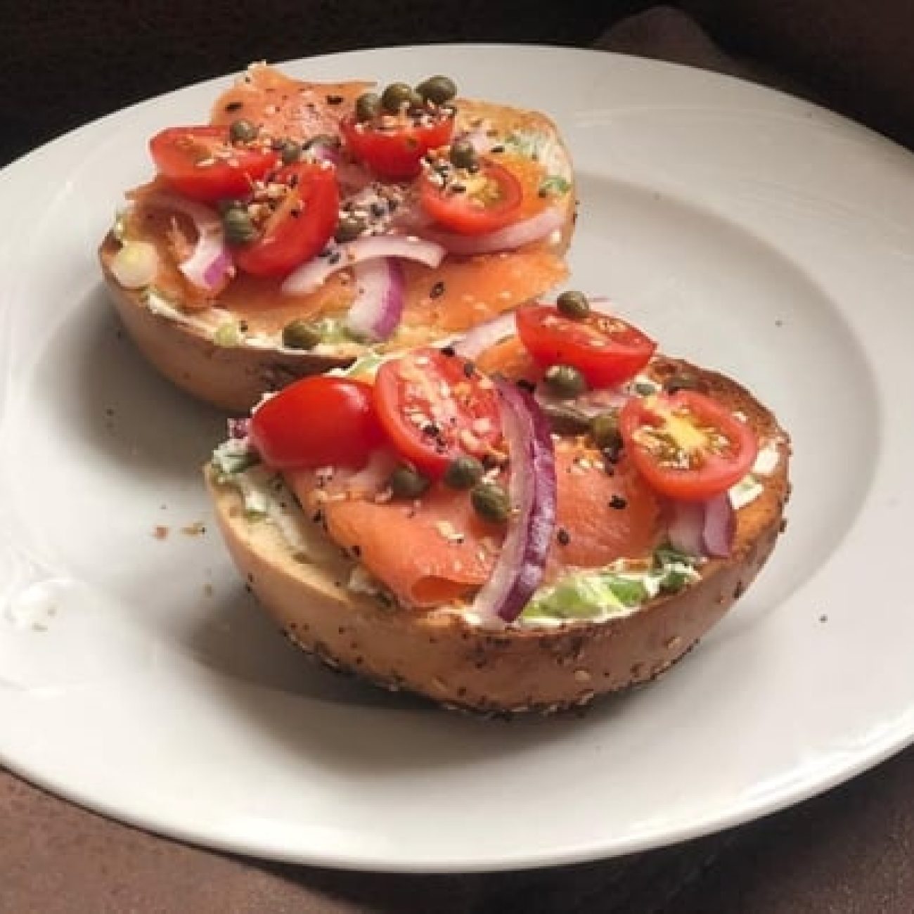 Bagel, Lox And Egg Strata