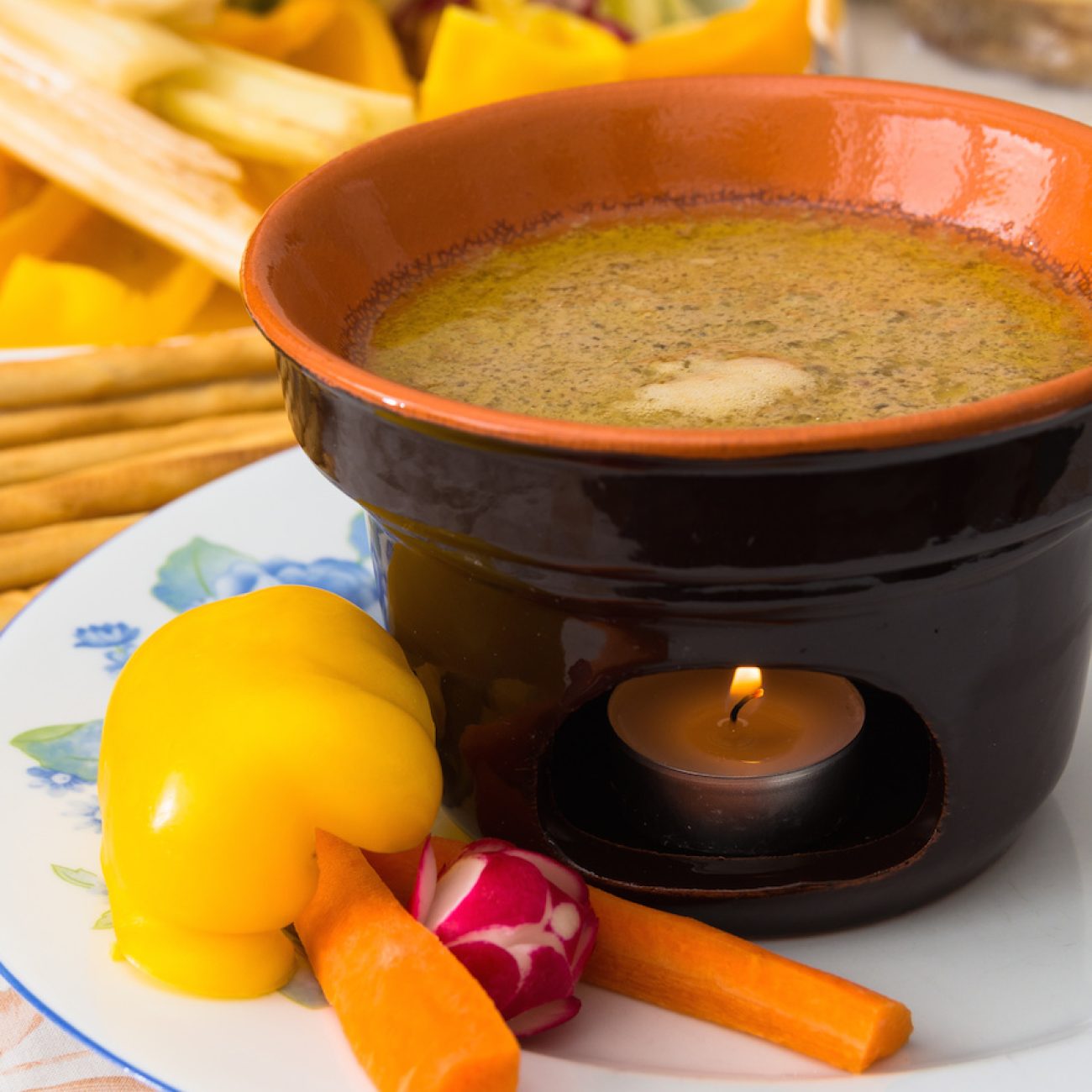 Bagna Cauda With Cream Dip