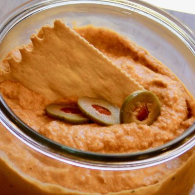 Baked Asiago Hummus