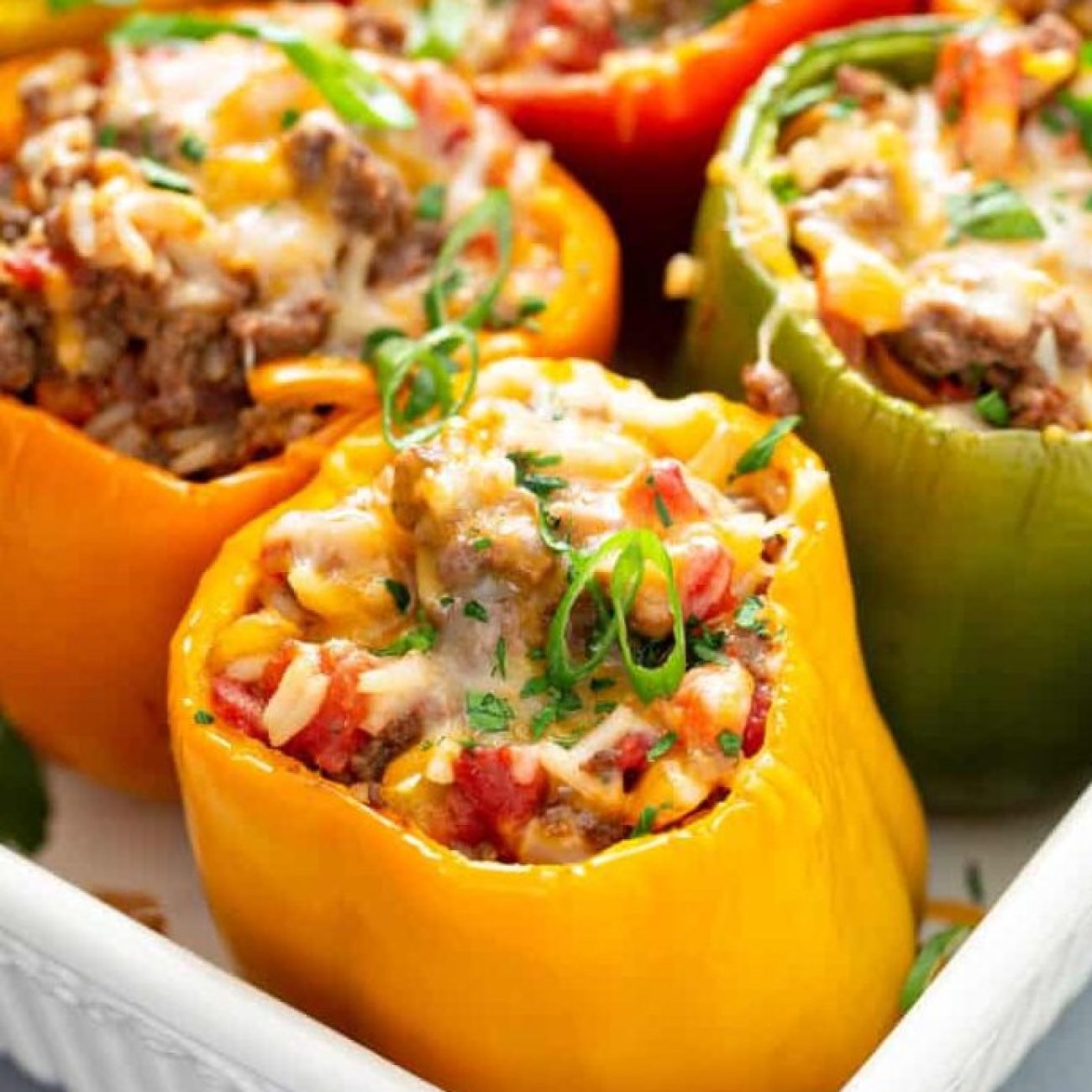 Baked Bean Stuffed Pepper