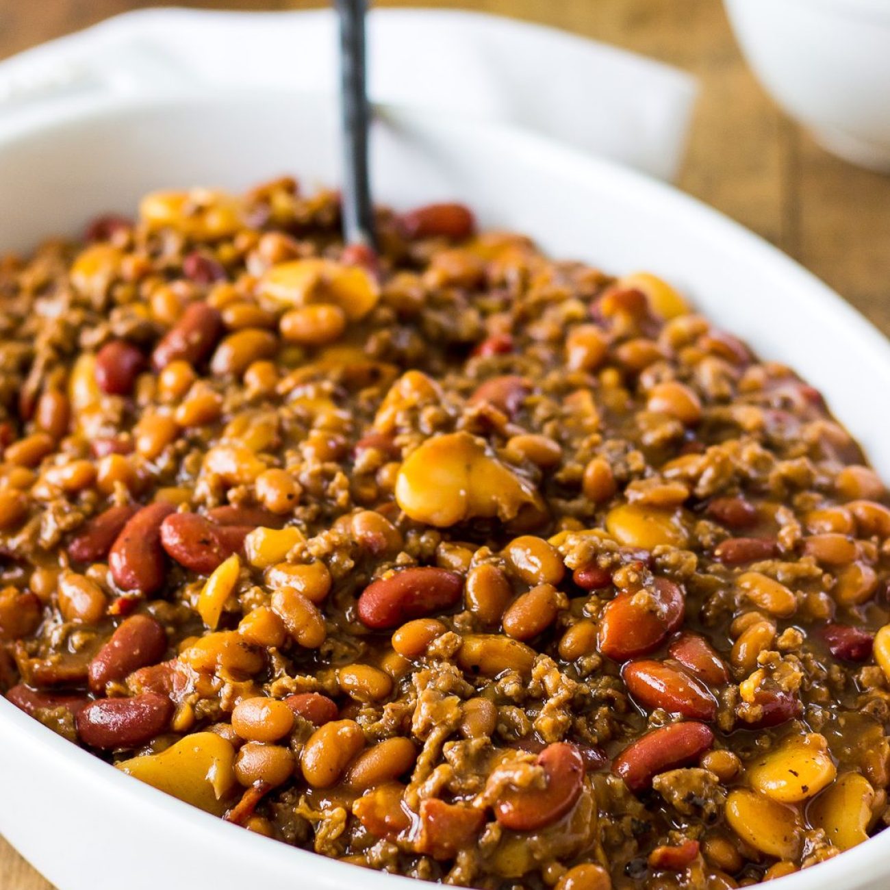 Baked Beans And Hamburger Casserole