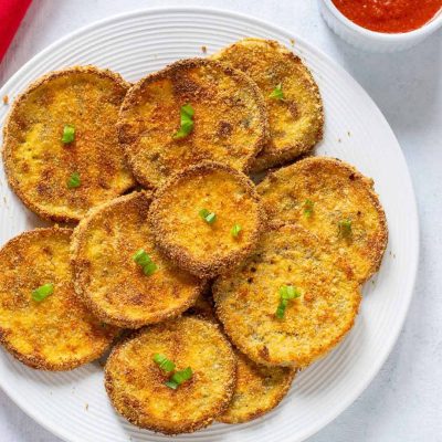 Baked Breaded Eggplant Aubergine