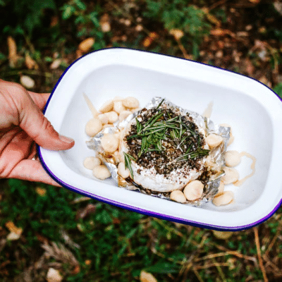 Baked Brie With Macadamia Nuts