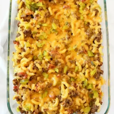 Baked Cheeseburger Casserole