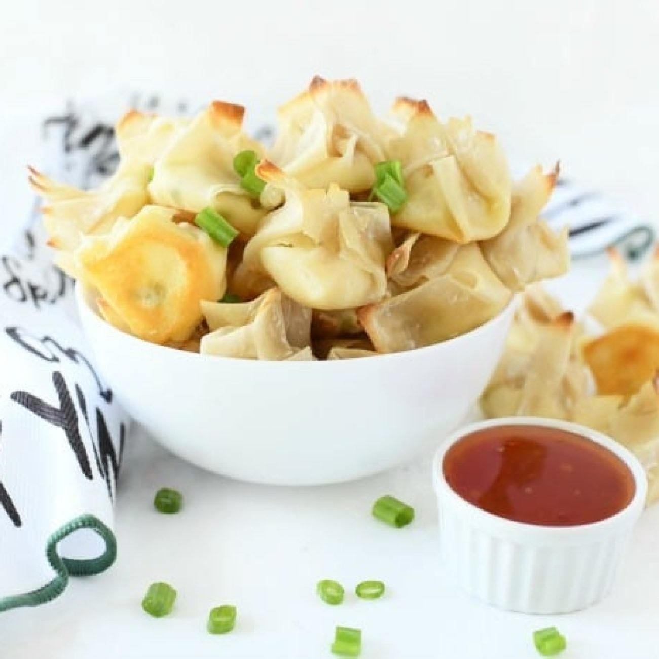 Baked Cream Cheese Wontons