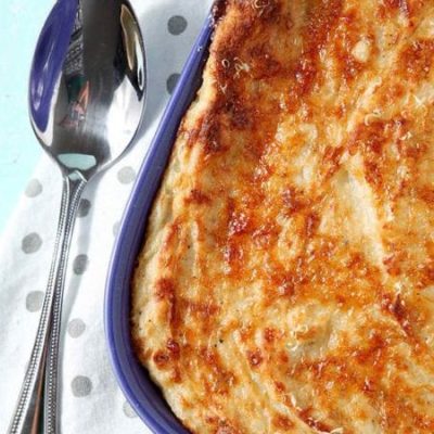 Baked Garlic Potato Casserole