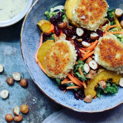 Baked Goat Cheese For Salads Or Sides