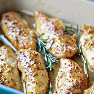 Baked Honey Dijon Chicken Tenders