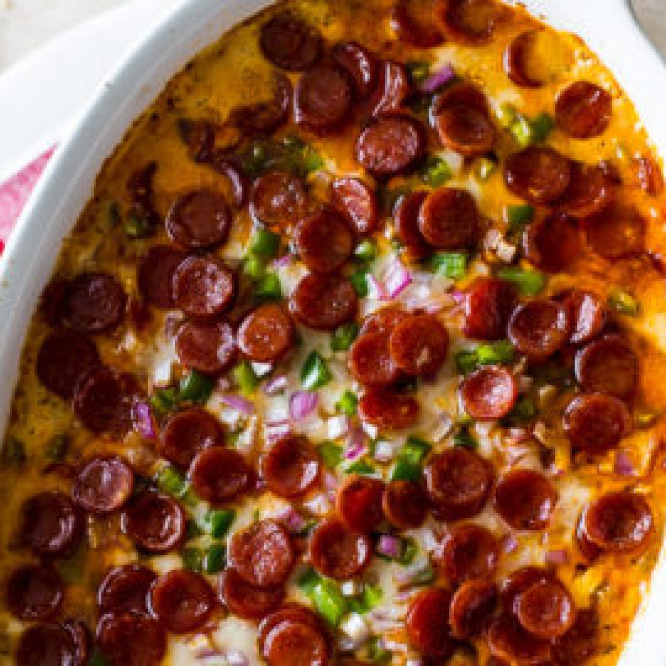 Baked Hot Pepperoni Dip