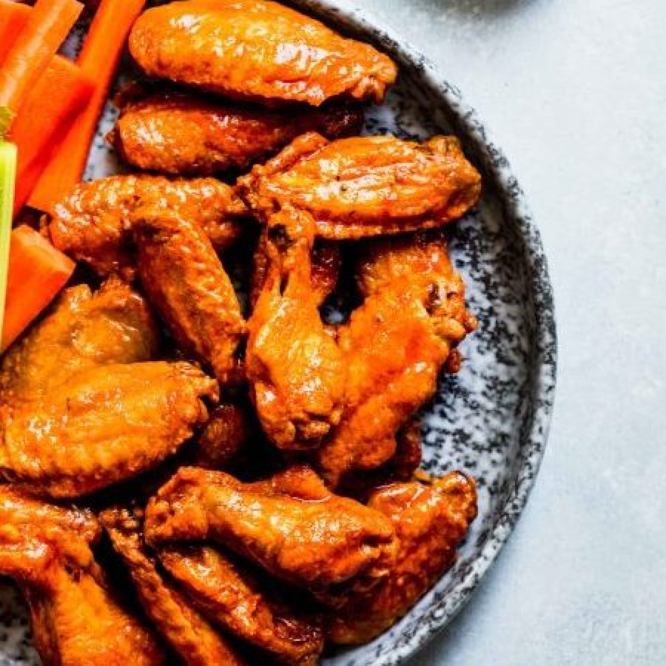 Baked Hot Wings.