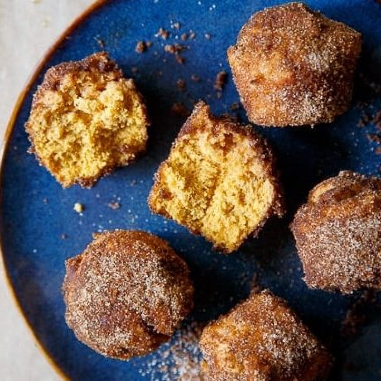 Baked Pumpkin Doughnut Holes