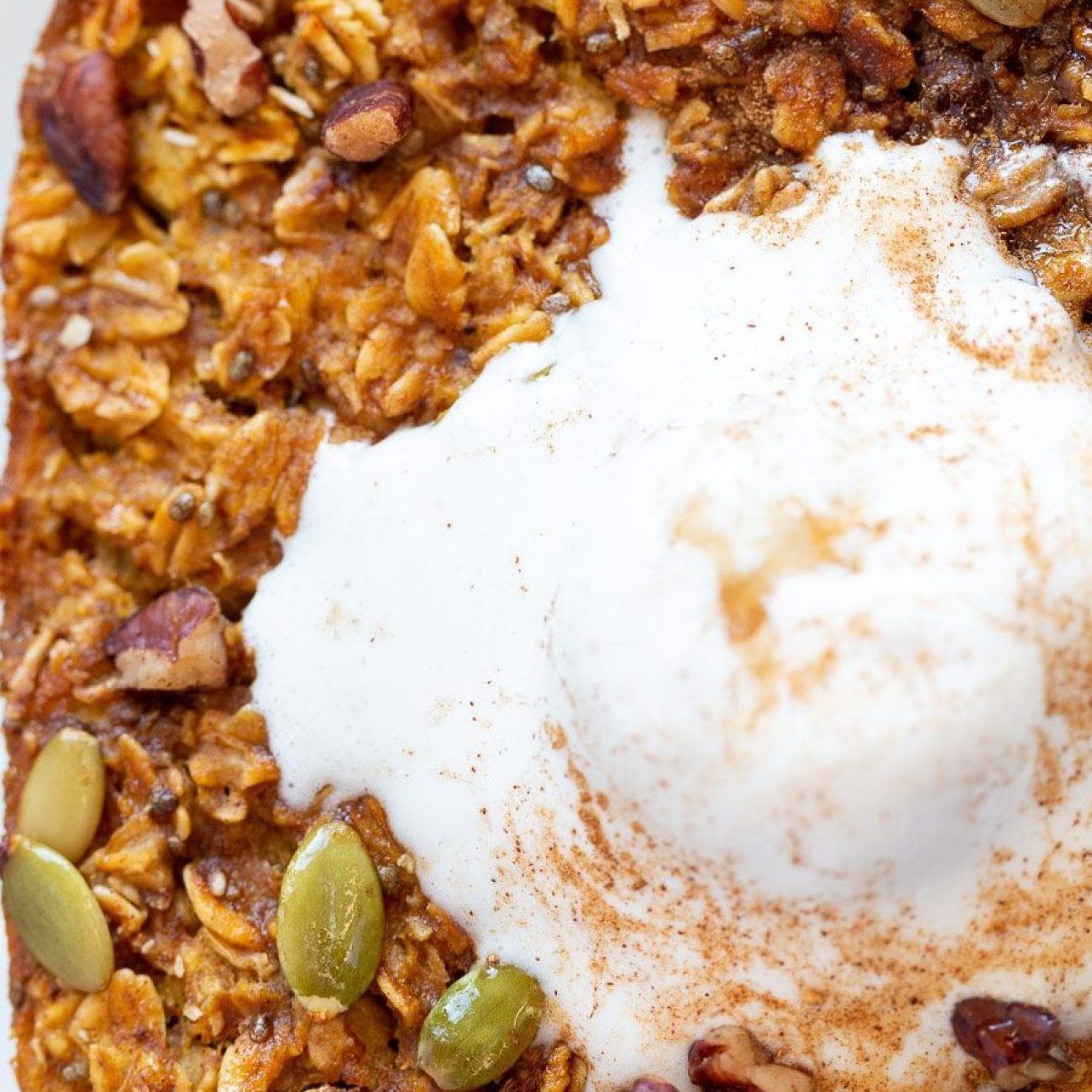 Baked Pumpkin Oatmeal