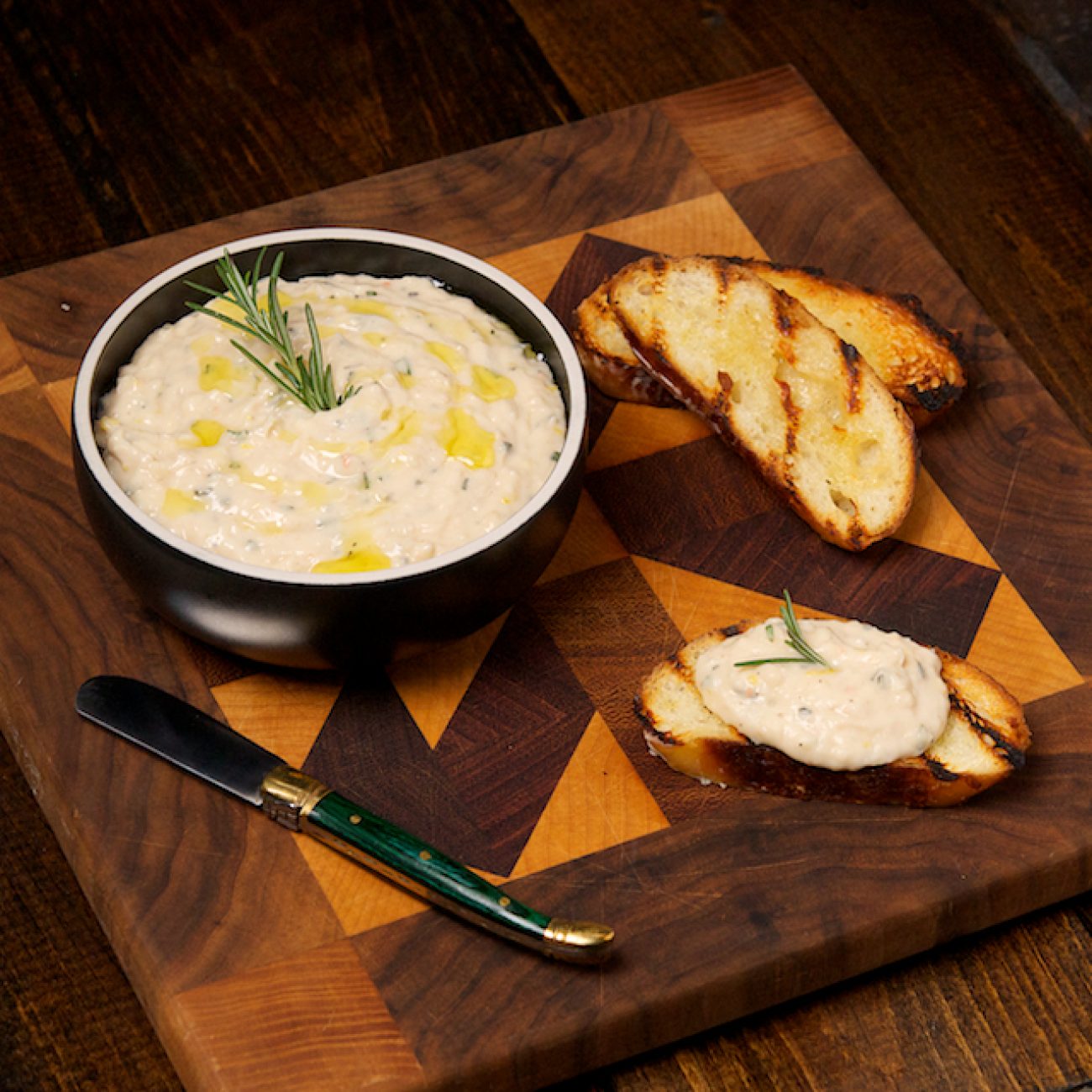 Baked White Bean And Rosemary Spread