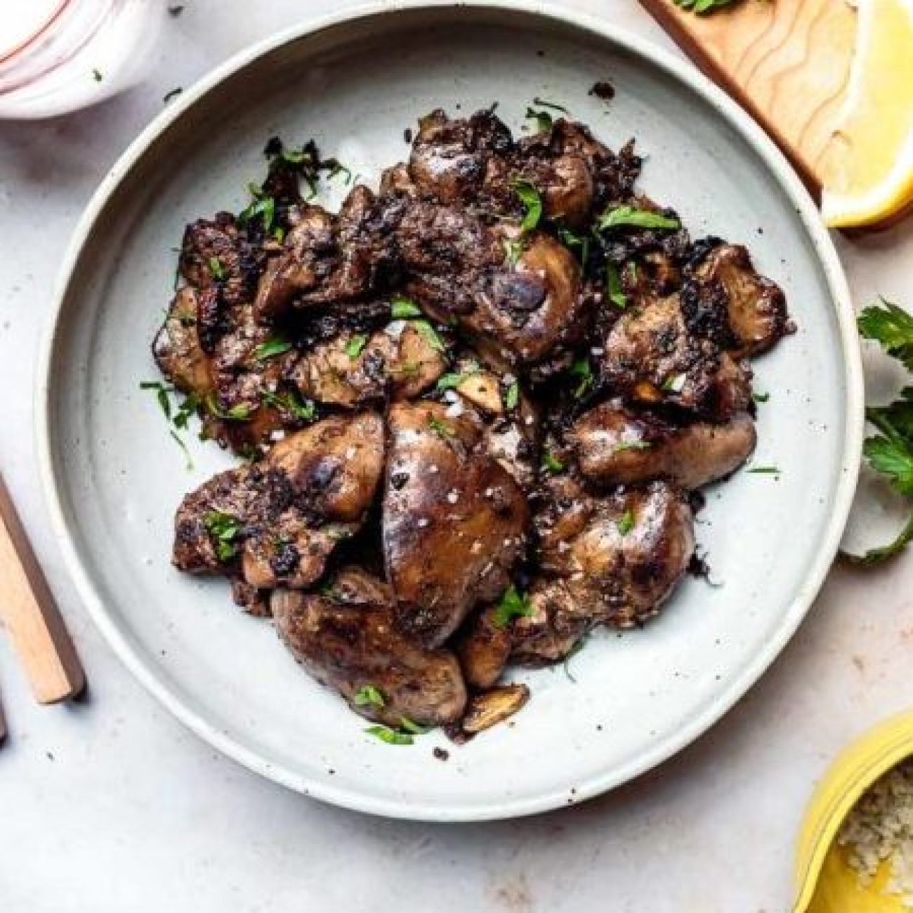 Balsamic Chicken Livers