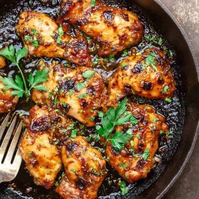 Balsamic Chicken With Thyme