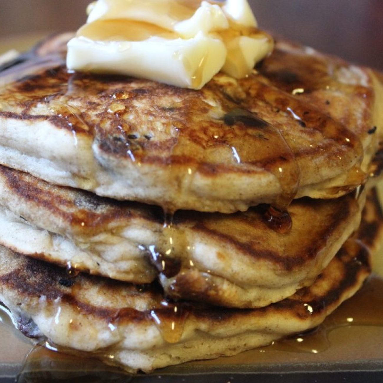 Banana Chocolate Chunk Pancakes