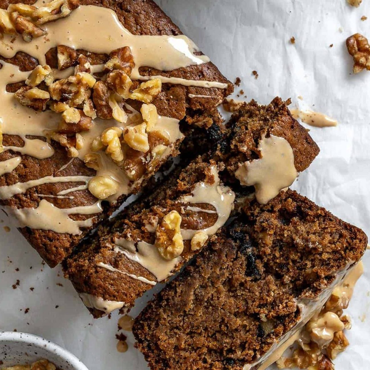 Banana Coffeewalnut Cake