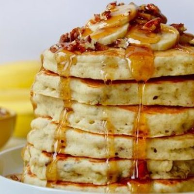 Banana-Pecan Pancakes