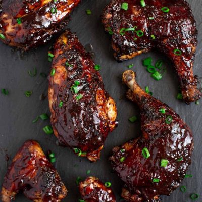 Barbecue Glazed Grilled Chicken Breasts