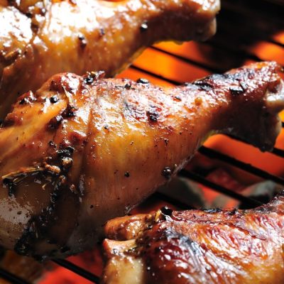 Barbecued Chicken Drumsticks