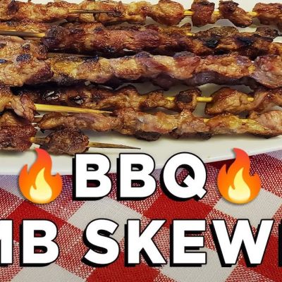 Barbecued Lamb On Skewers