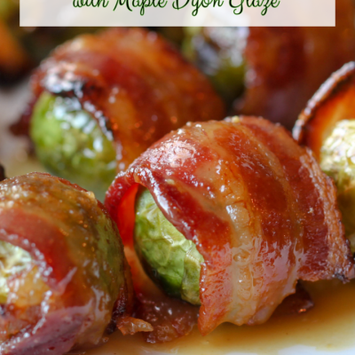 Basic Bacon Wrapped Brussel Sprouts