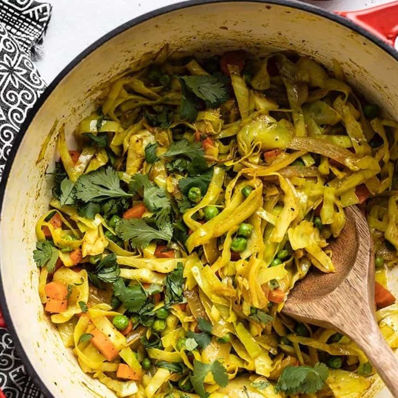 Basic Boiled Cabbage Sabzi