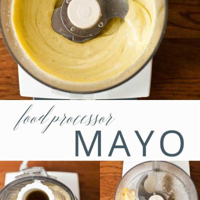 Basic Food Processor Mayonnaise