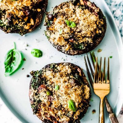 Basic Stuffed Portobello Mushrooms