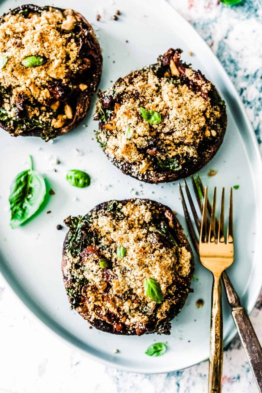 Basic Stuffed Portobello Mushrooms