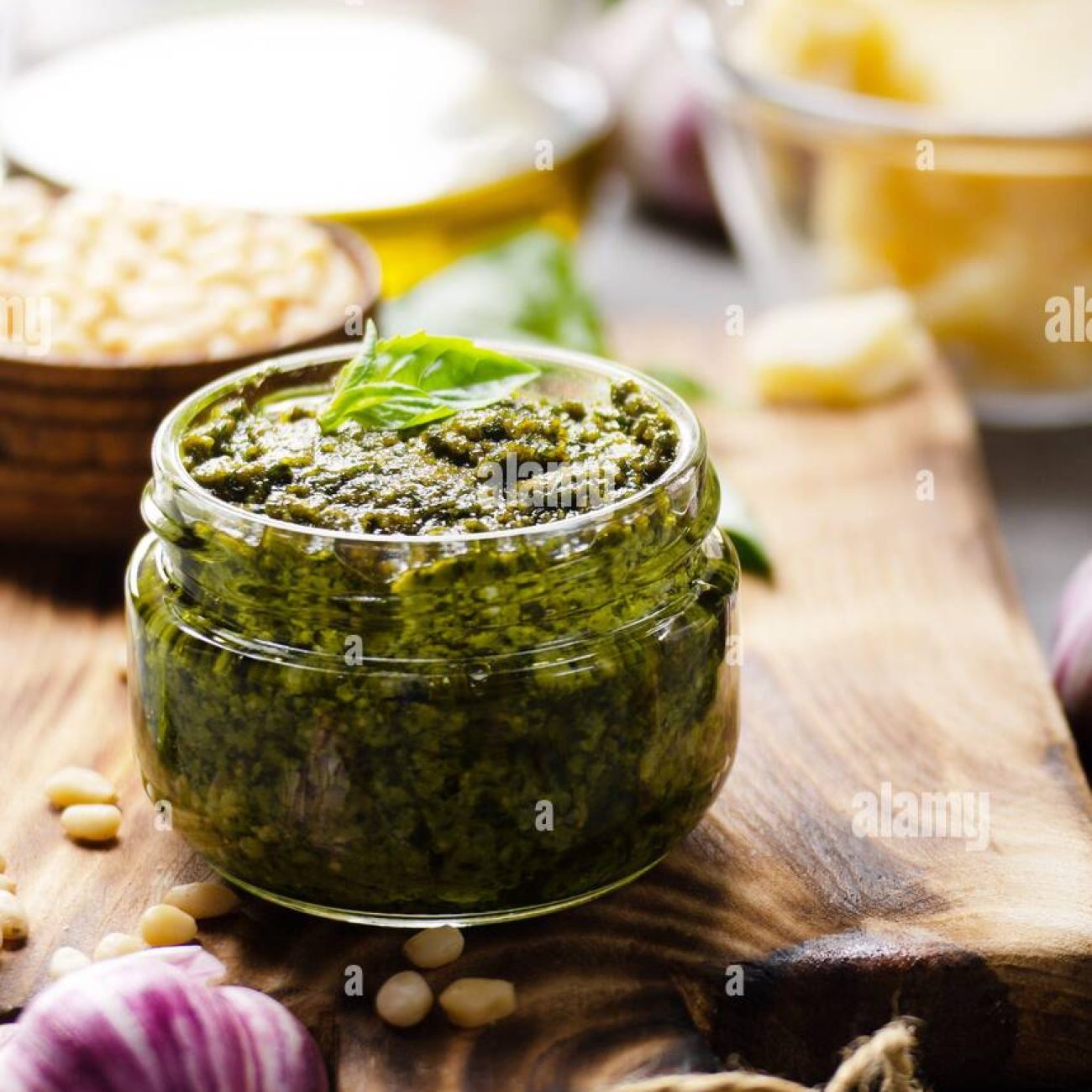 Basil Parmesan Cheese Spread