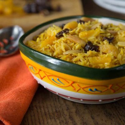 Basmati Rice Pilaf With Apricots