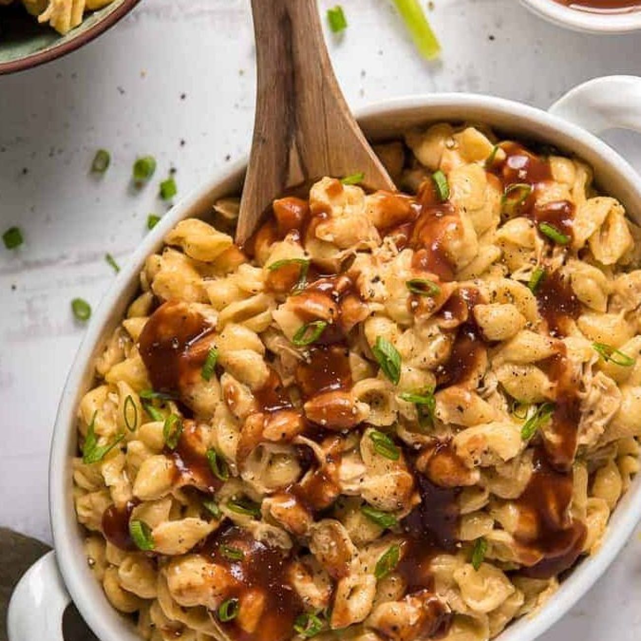 Bbq Chicken Macaroni & Cheese