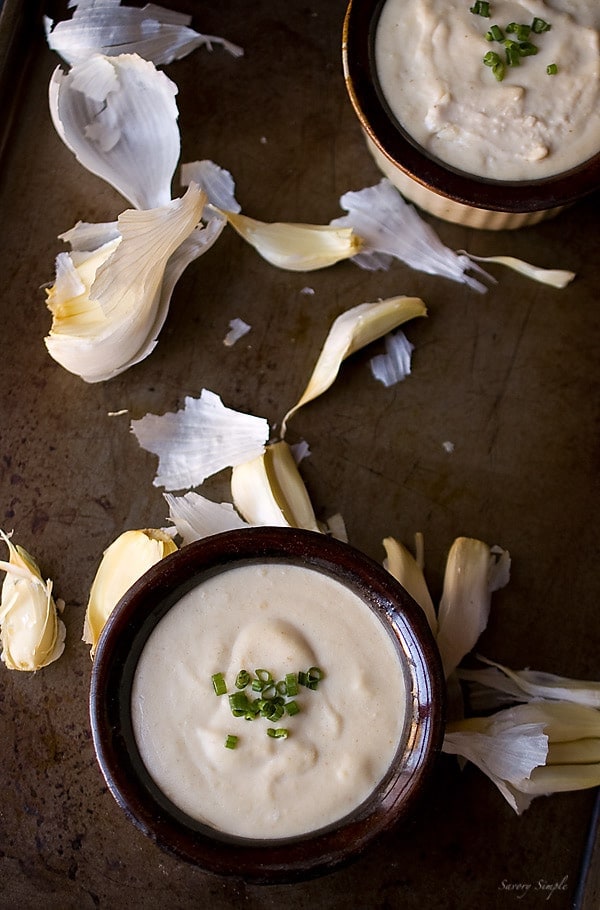 Bean And Roasted Garlic Puree