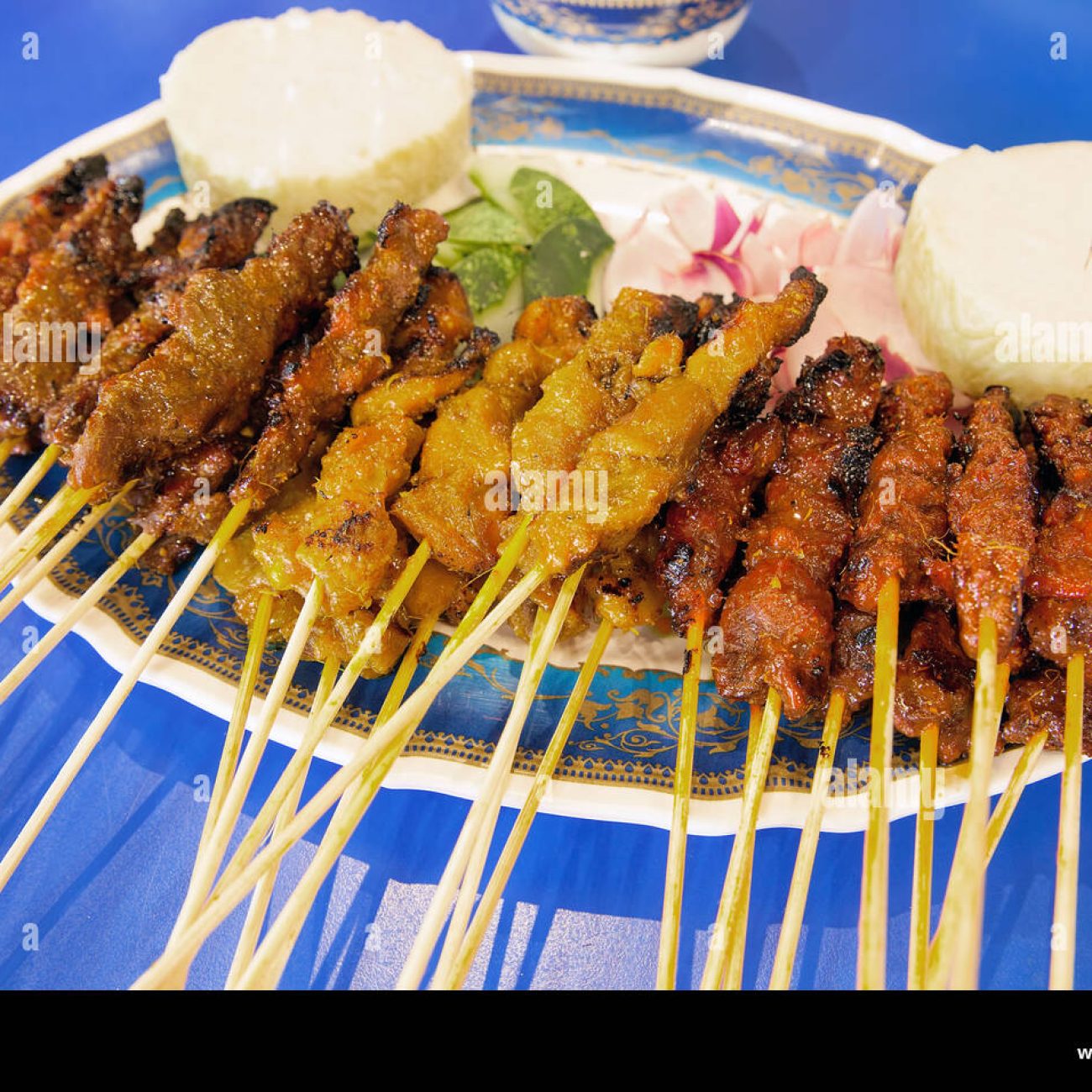 Beef And Chicken Satay