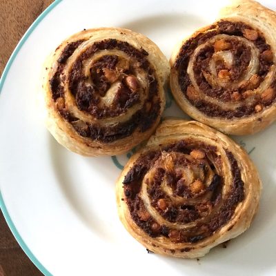 Beef And Onion Pinwheels