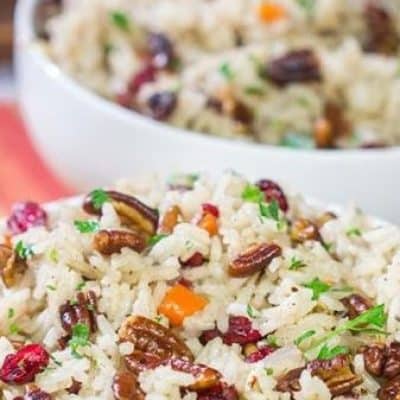 Beef Casserole With Red Peppers And Pecan Pilaf