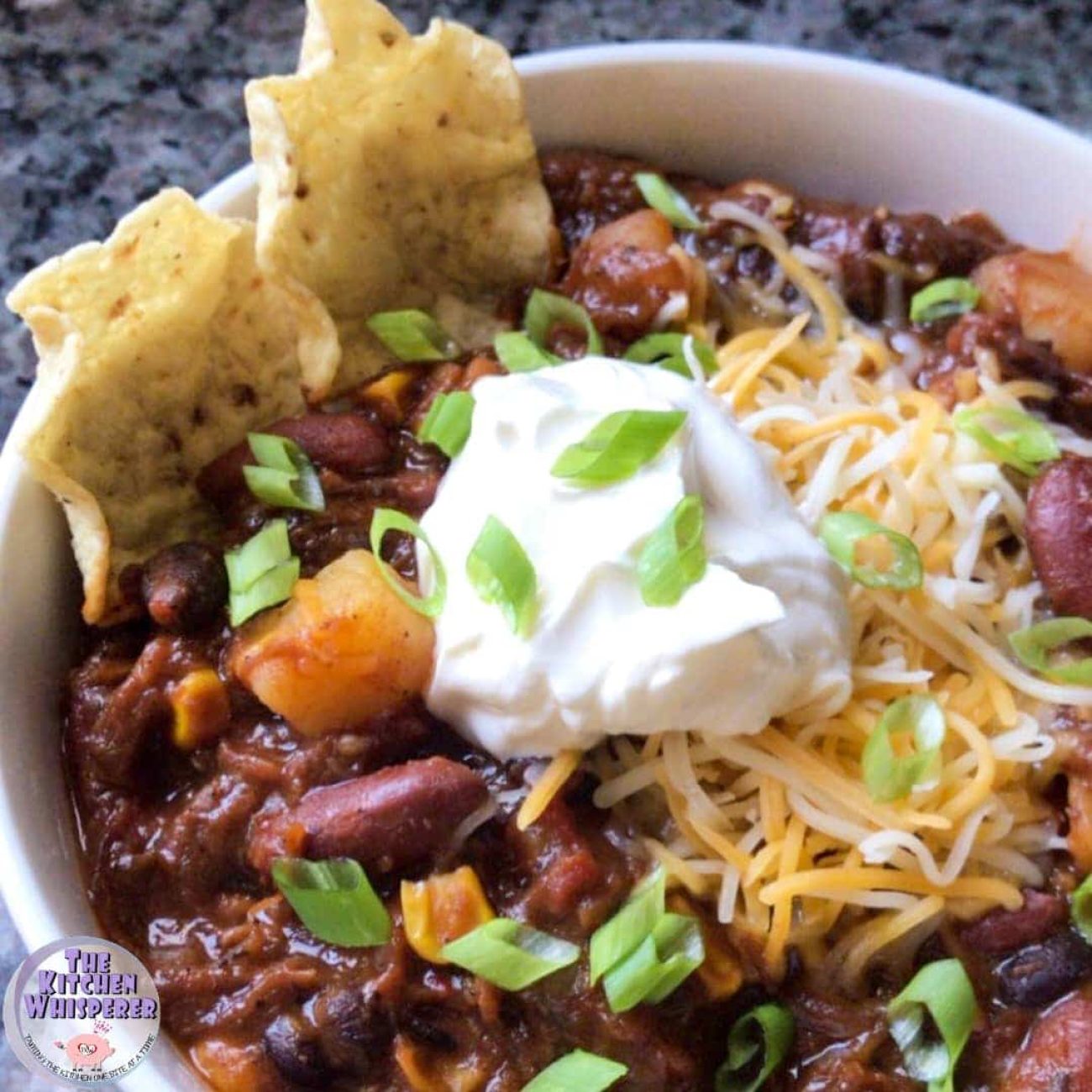 Beef Chili With Bacon & Black Beans