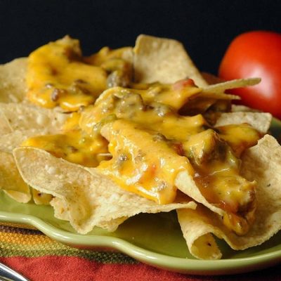 Beef N Sausage Nacho Dip