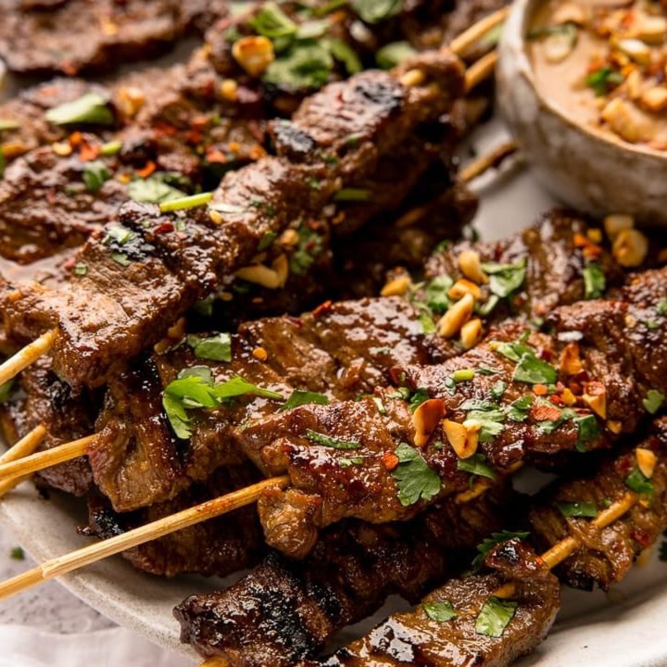 Beef Sate Skewers