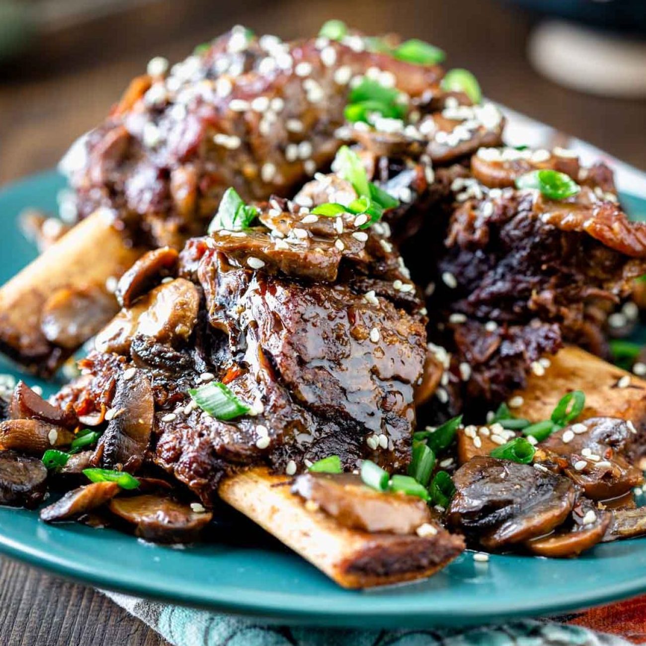 Beef Short Ribs With Mushrooms