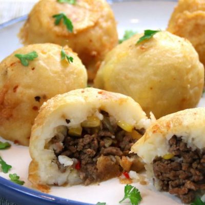 Beef Stuffed Potatoes