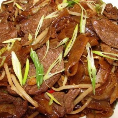 Beef With Rice Noodles Kway Teow