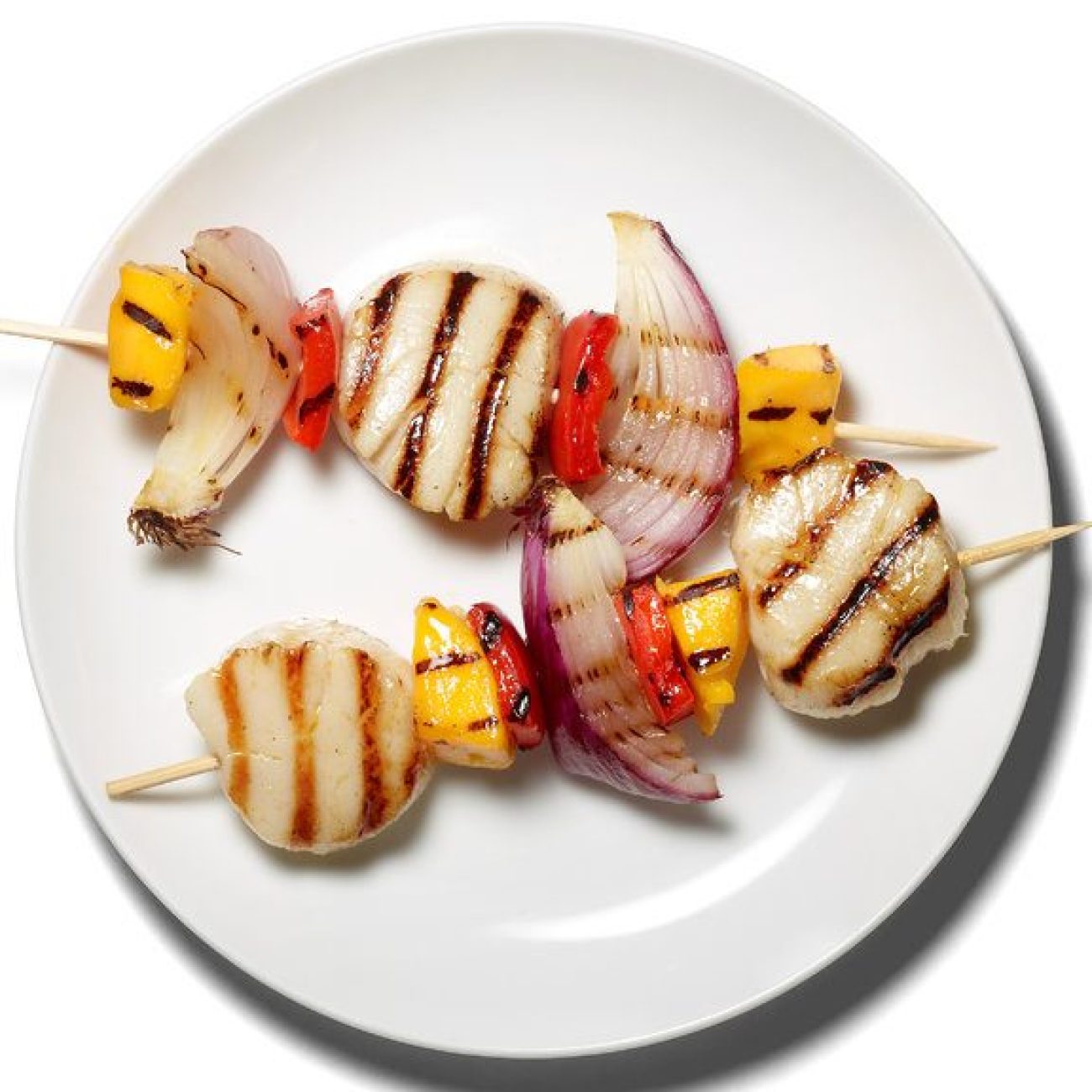 Beer And Scallop Kebabs