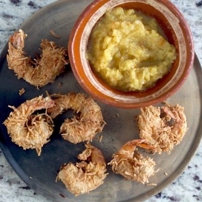 Beer-Battered Coconut Shrimp With Pineapple