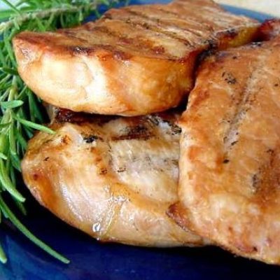 Beer Grilled Pork Chops